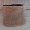 Snood en coton imprimé kaki/dinosaures / Sherpa beige – Image 2