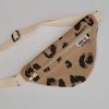 Sac banane enfant Toile Demi Natté Feligrou / coton imprimé Felyna Ecru
