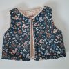 Gilet de berger velours milleraies Shaye / sherpa écru