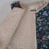 Gilet de berger velours milleraies Shaye / sherpa écru – Image 2