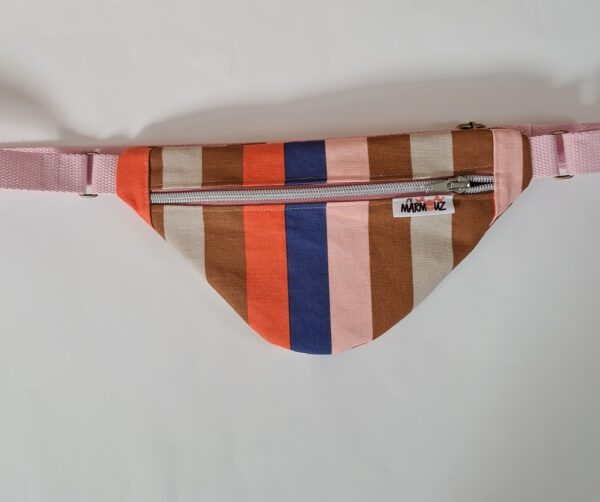 Sac banane enfant toile de coton Demi Natté Grazie / coton imprimé Takang