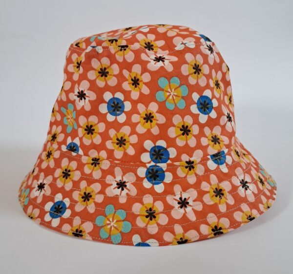 Bob coton imprimé Nami Orange / coton imprimé April Curry