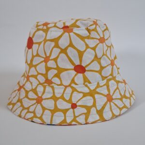 Bob coton imprimé Nami Orange / coton imprimé April Curry